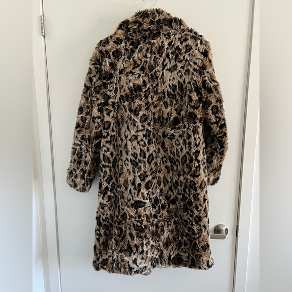 Zara Leopard Faux Fur Jacket - Picture 8 of 16